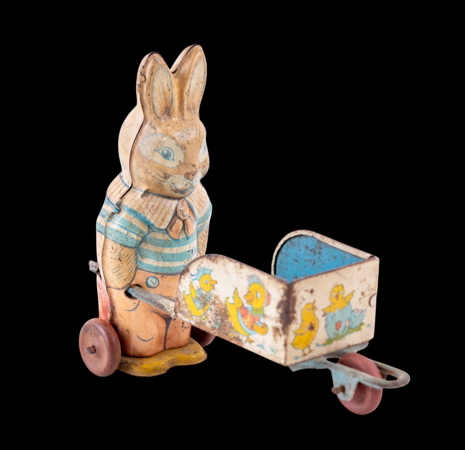 J. Chein & Co. Tin Lithograph Rabbit Toy (1 of 10)