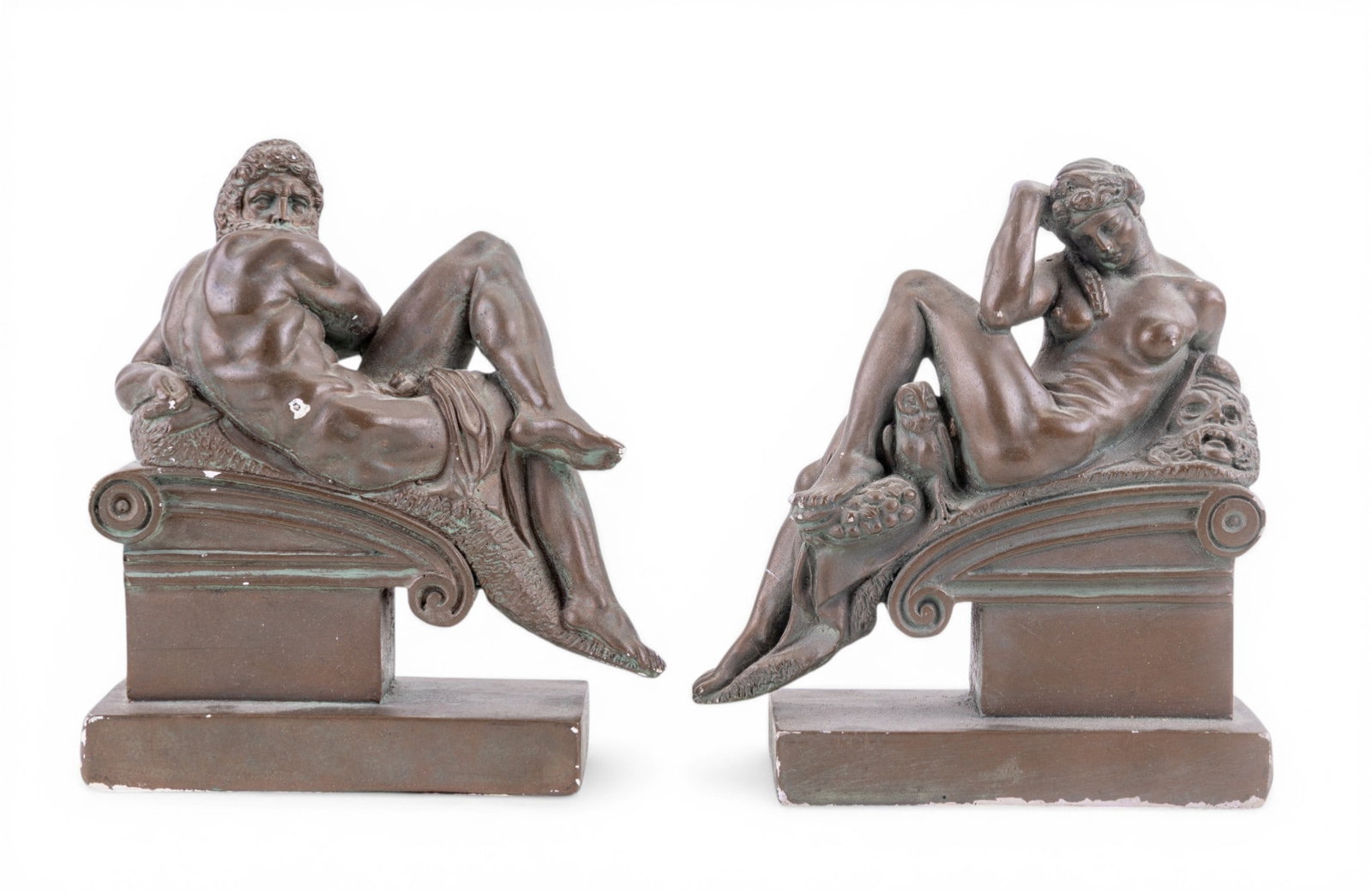 Classical Figural Bookends - 2