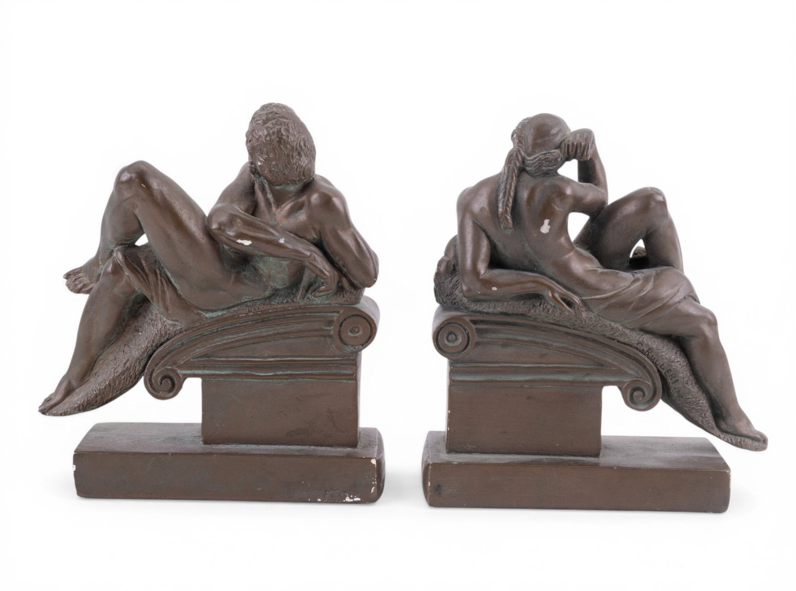 Classical Figural Bookends - 3