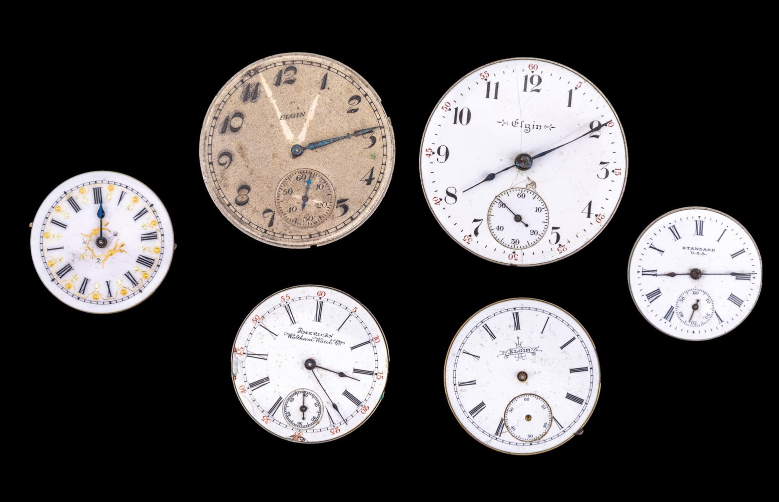 Elgin, Waltham, and Other Pocket Watch Movements (1 of 7)