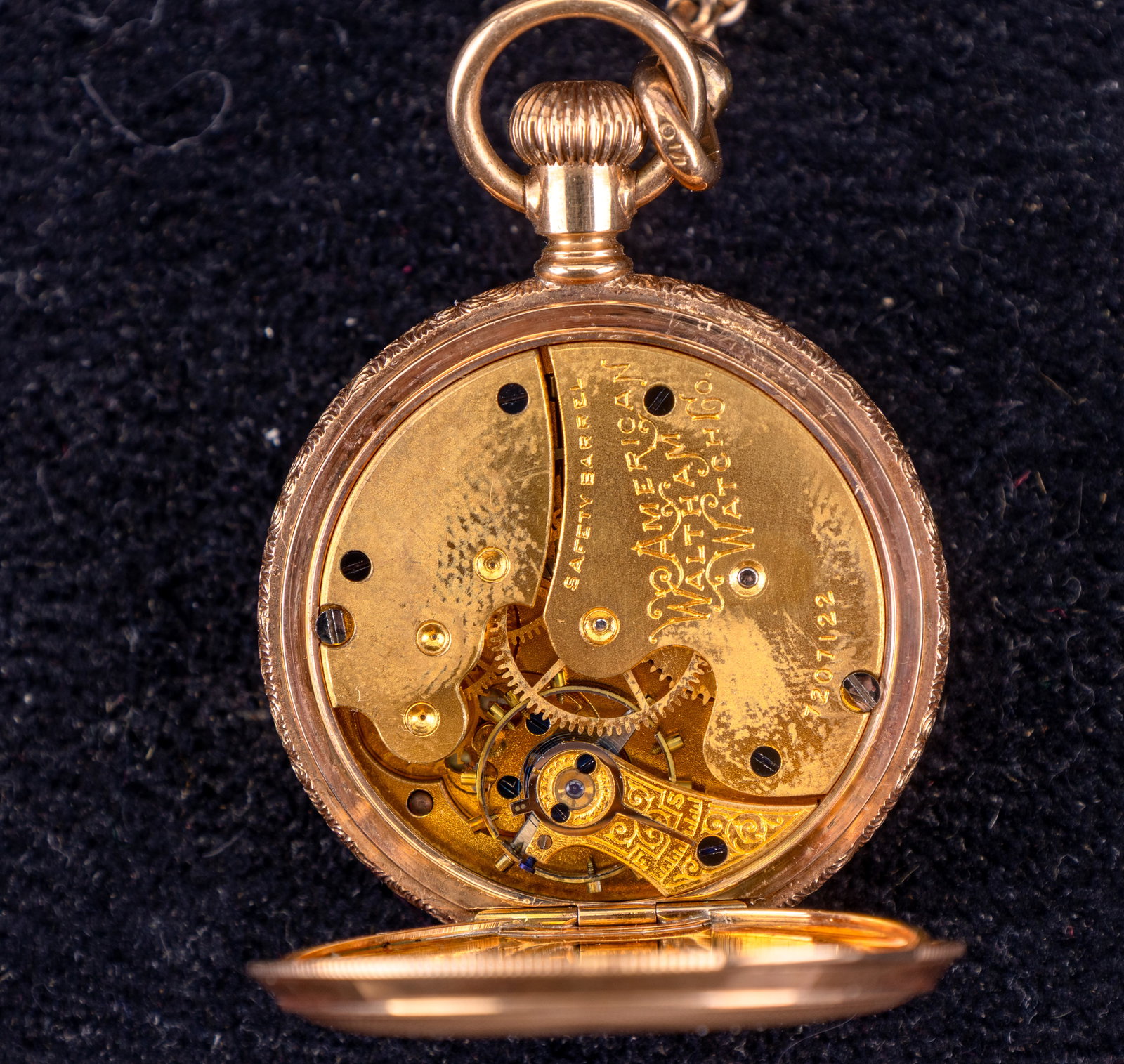 14K Gold Antique Waltham Pocket Watch - 3