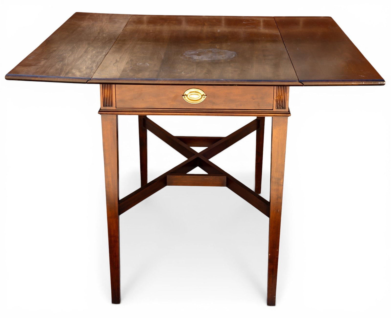 Hepplewhite Style Cherry Drop Leaf Table - 2