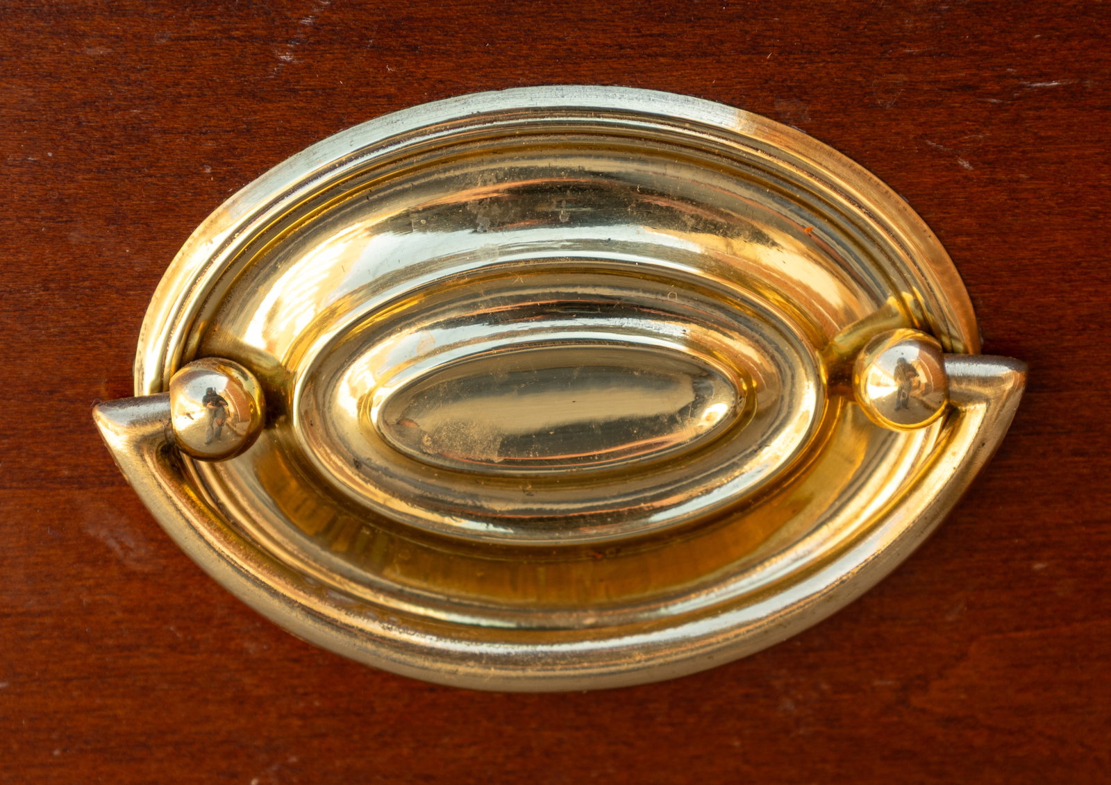 Hepplewhite Style Cherry Drop Leaf Table - 7