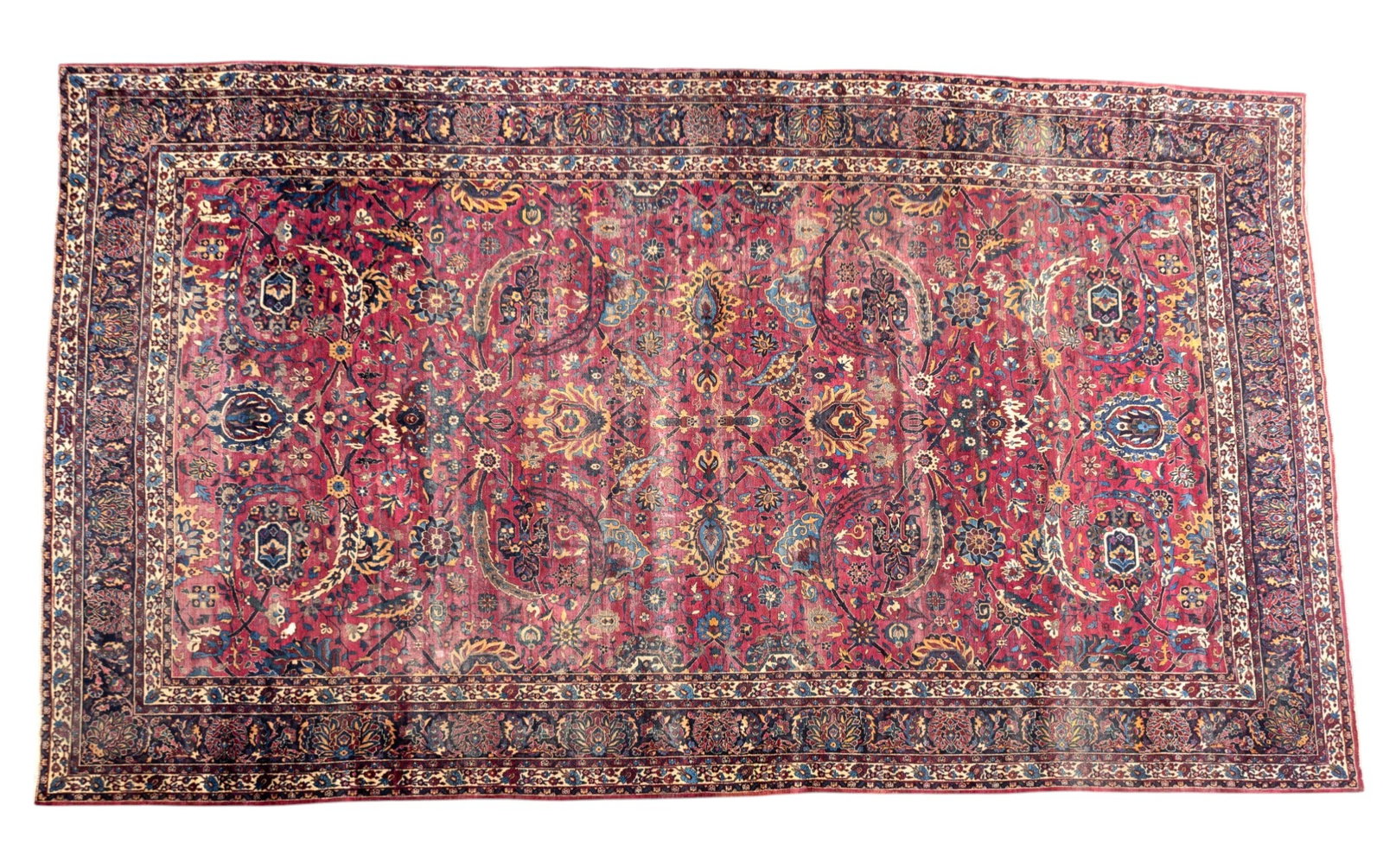 Large Antique Kirman Rug (1 of 16)