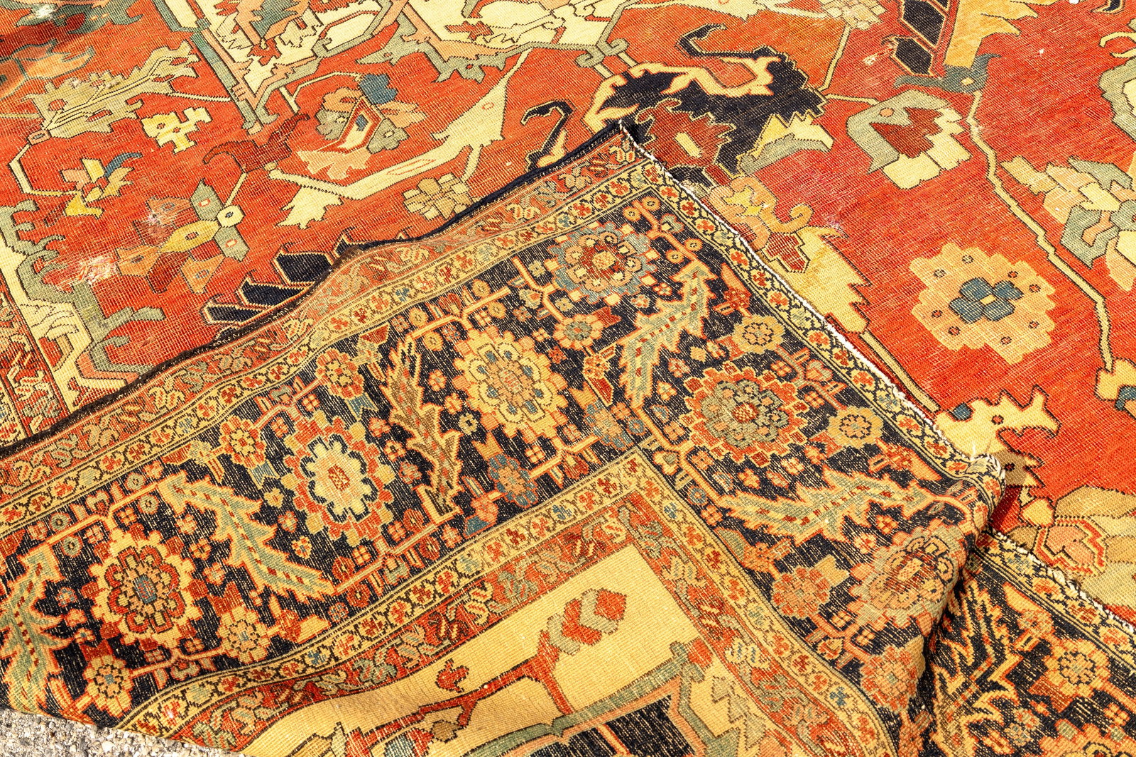 Antique Serapi Rug - 5