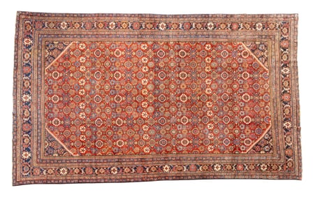 Antique Persian Mahal Rug
