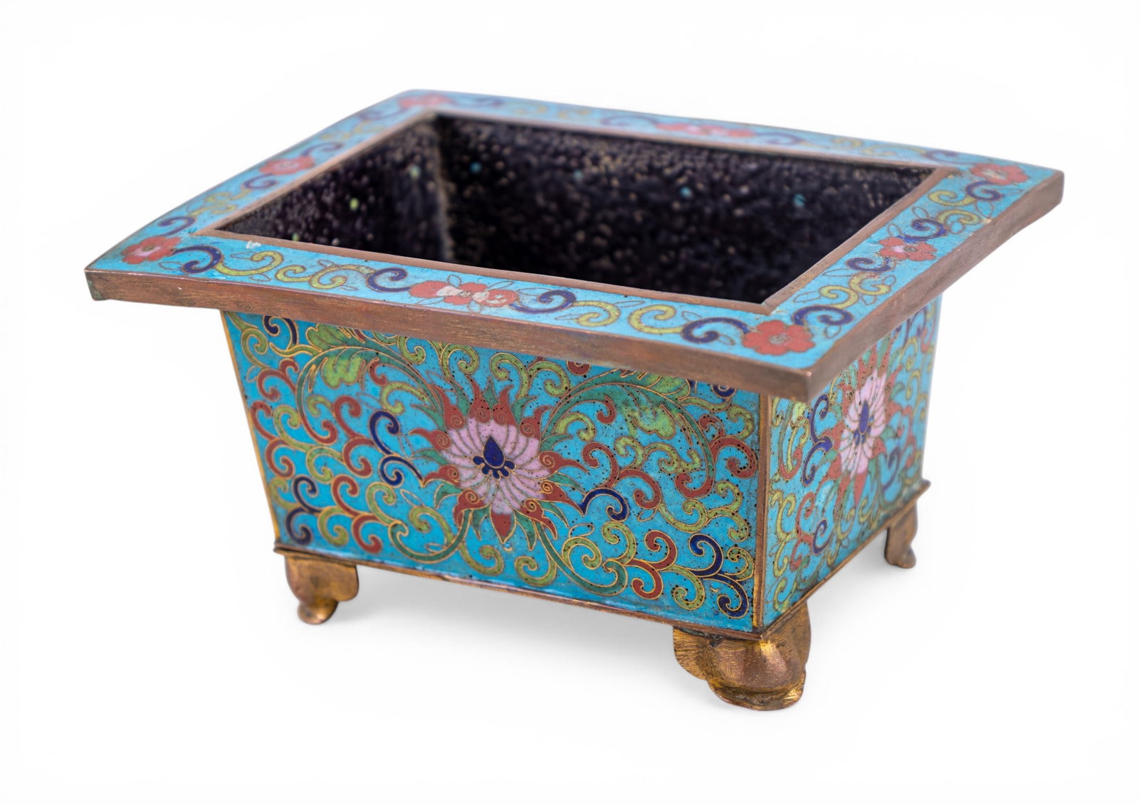 Chinese Cloisonne Planter Pot (1 of 9)