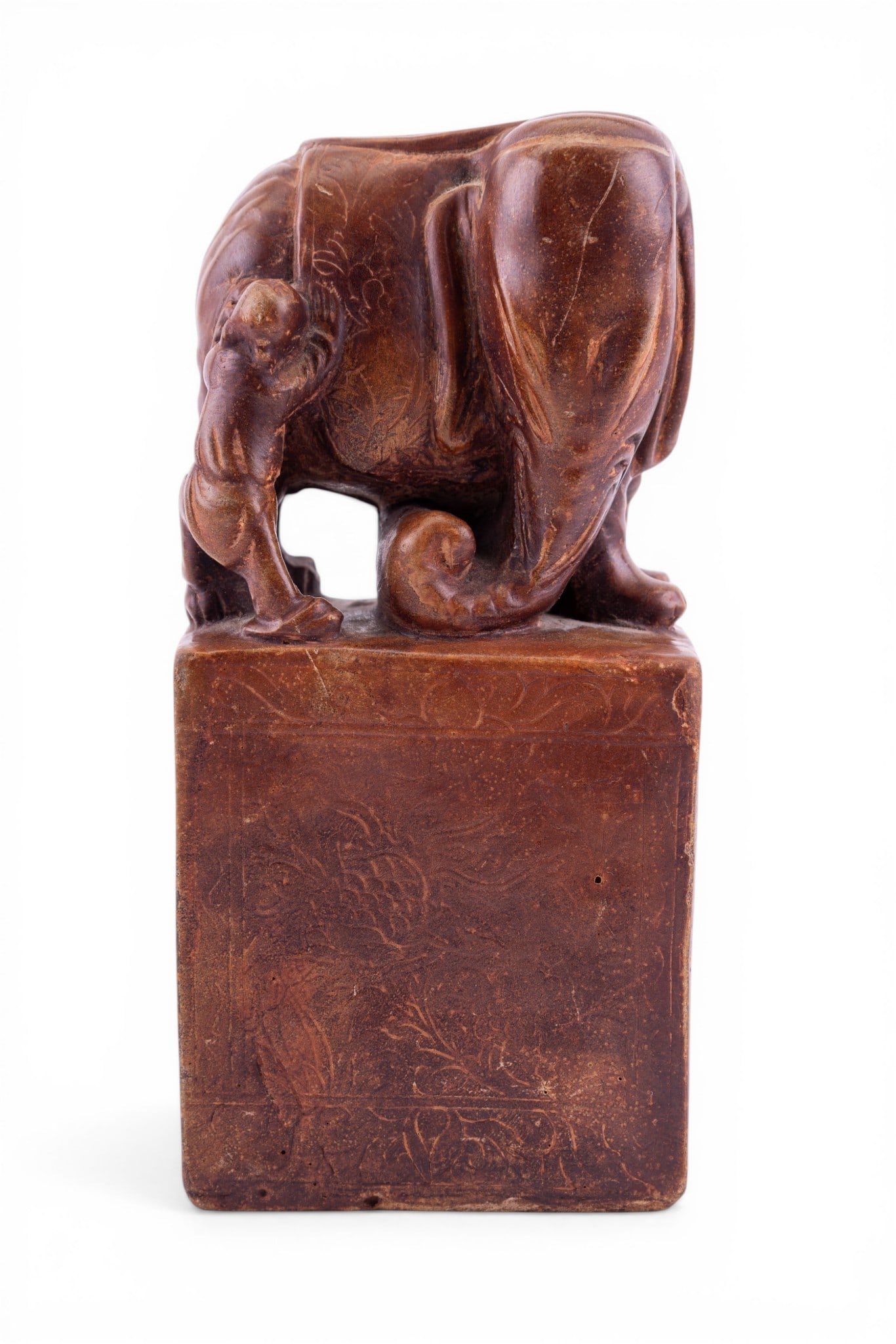 Carved Soapstone Elephant Seal (1 of 7)