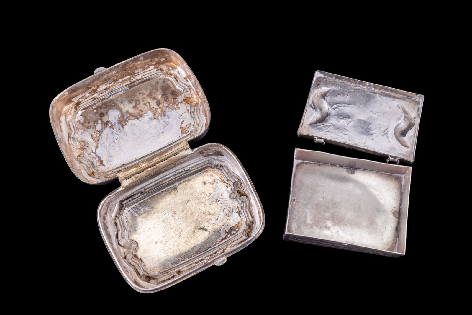 2 Silver Boxes, Native Example - 2