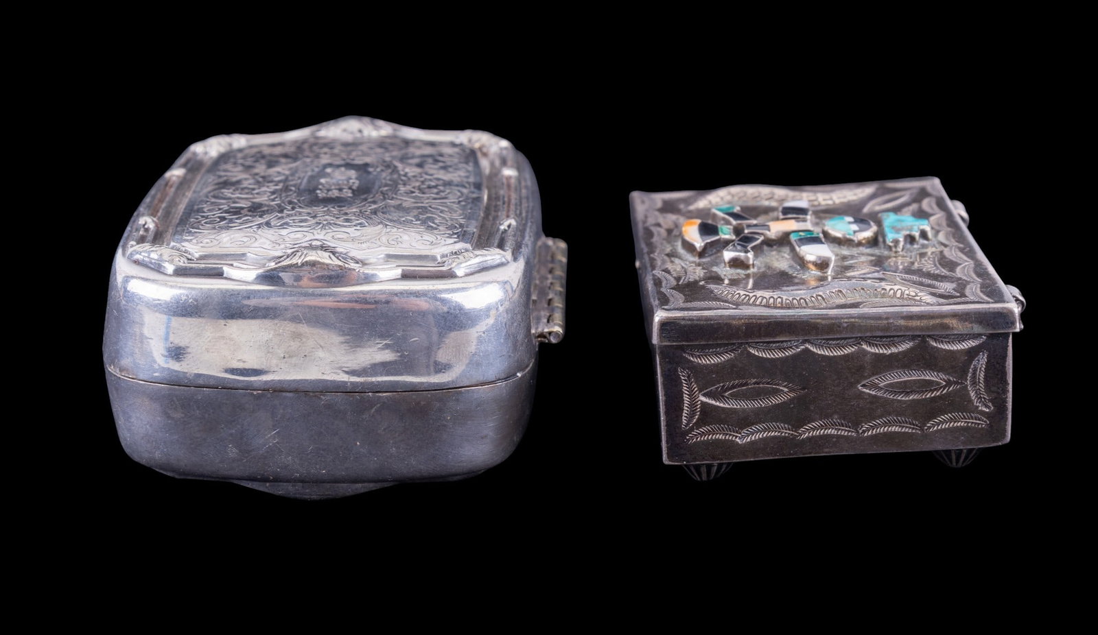 2 Silver Boxes, Native Example - 7
