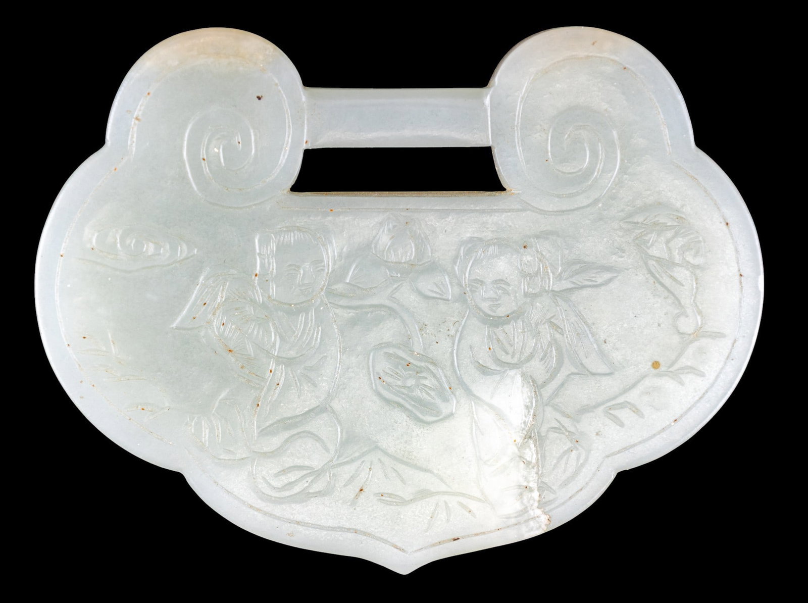 Antique Chinese Carved Jade Pendant (1 of 4)