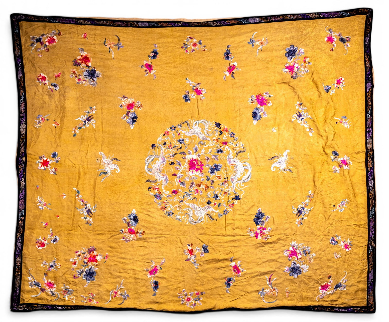 Chinese Hand Made Silk Embroidery Panel (1 of 6)