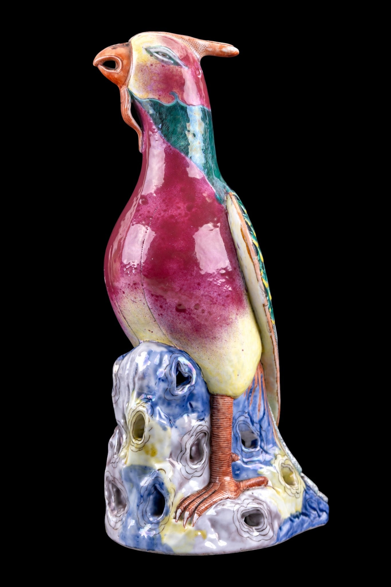 Chinese Export Famille Rose Pheasant Figure (1 of 8)