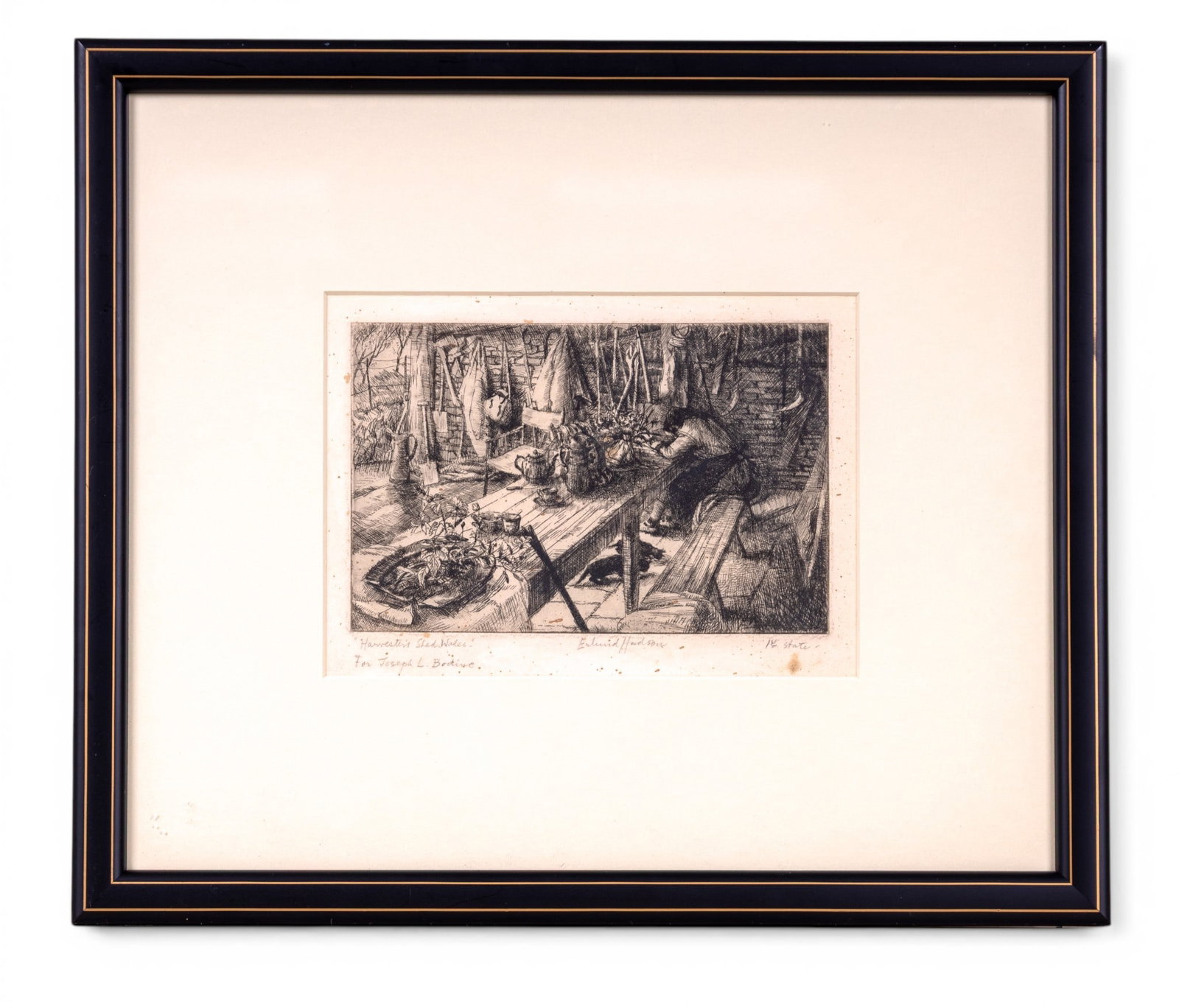 Early Erlund Hudson (UK 1912-2011) Engraving (1 of 8)