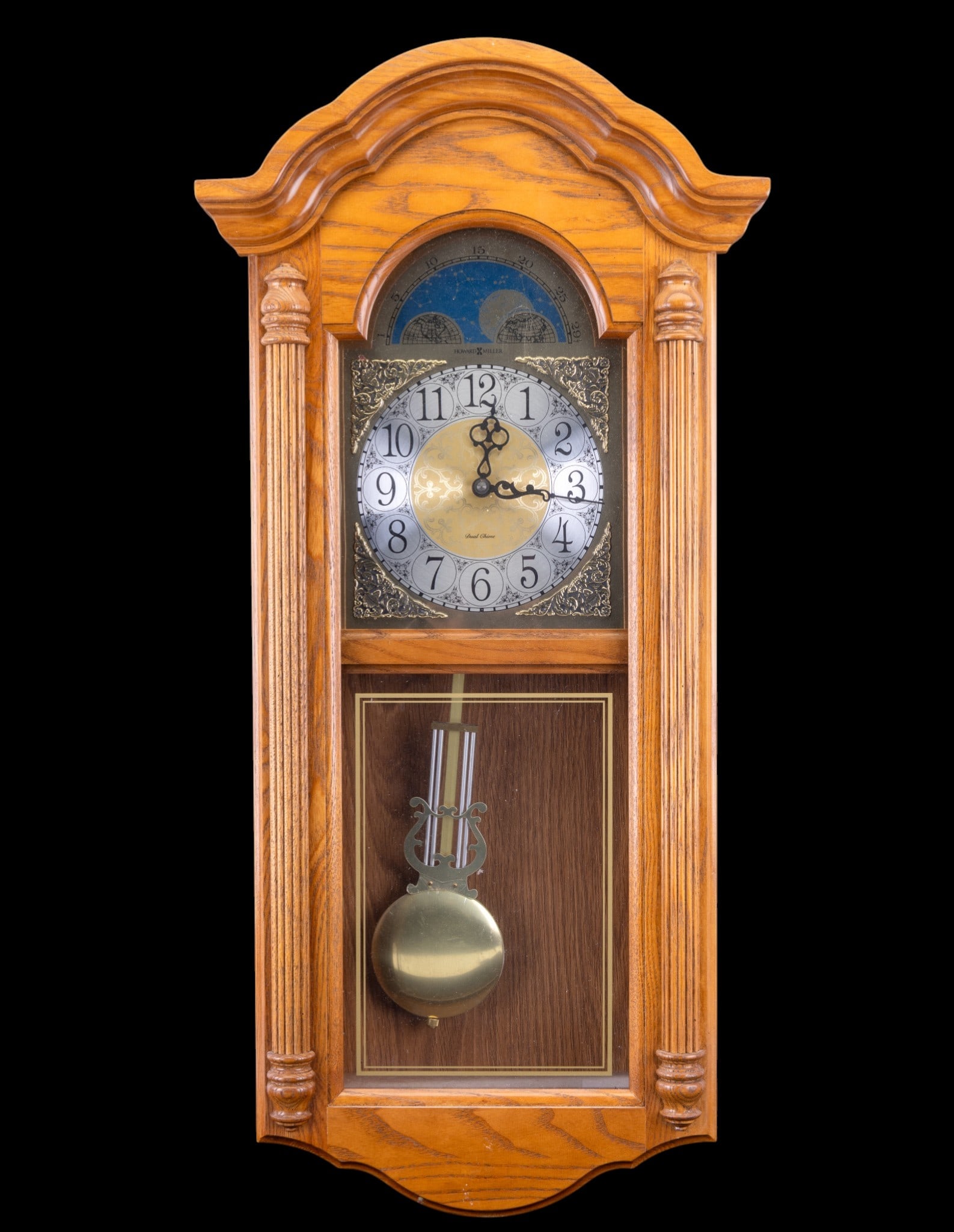 Howard Miller Dual Chime Wall Mounted Clock (1 of 15)