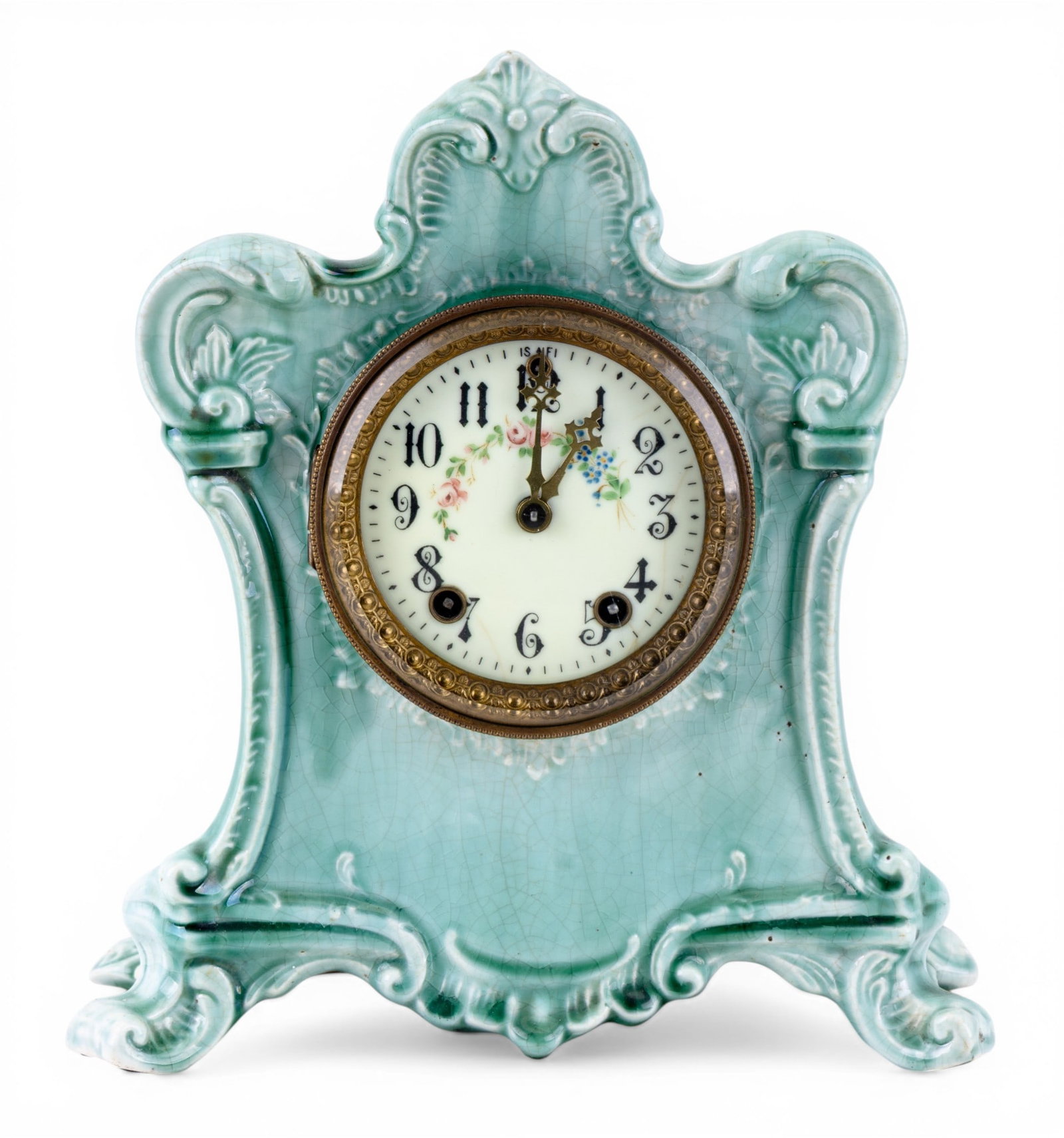 Antique Melba Porcelain Mantel Clock (1 of 8)