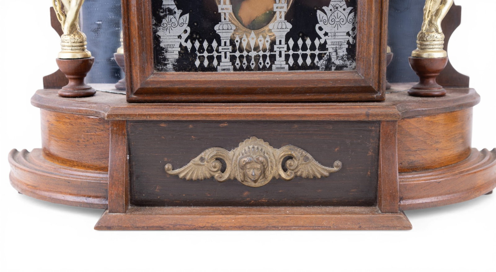 Antique Walnut Parlor Clock - 2