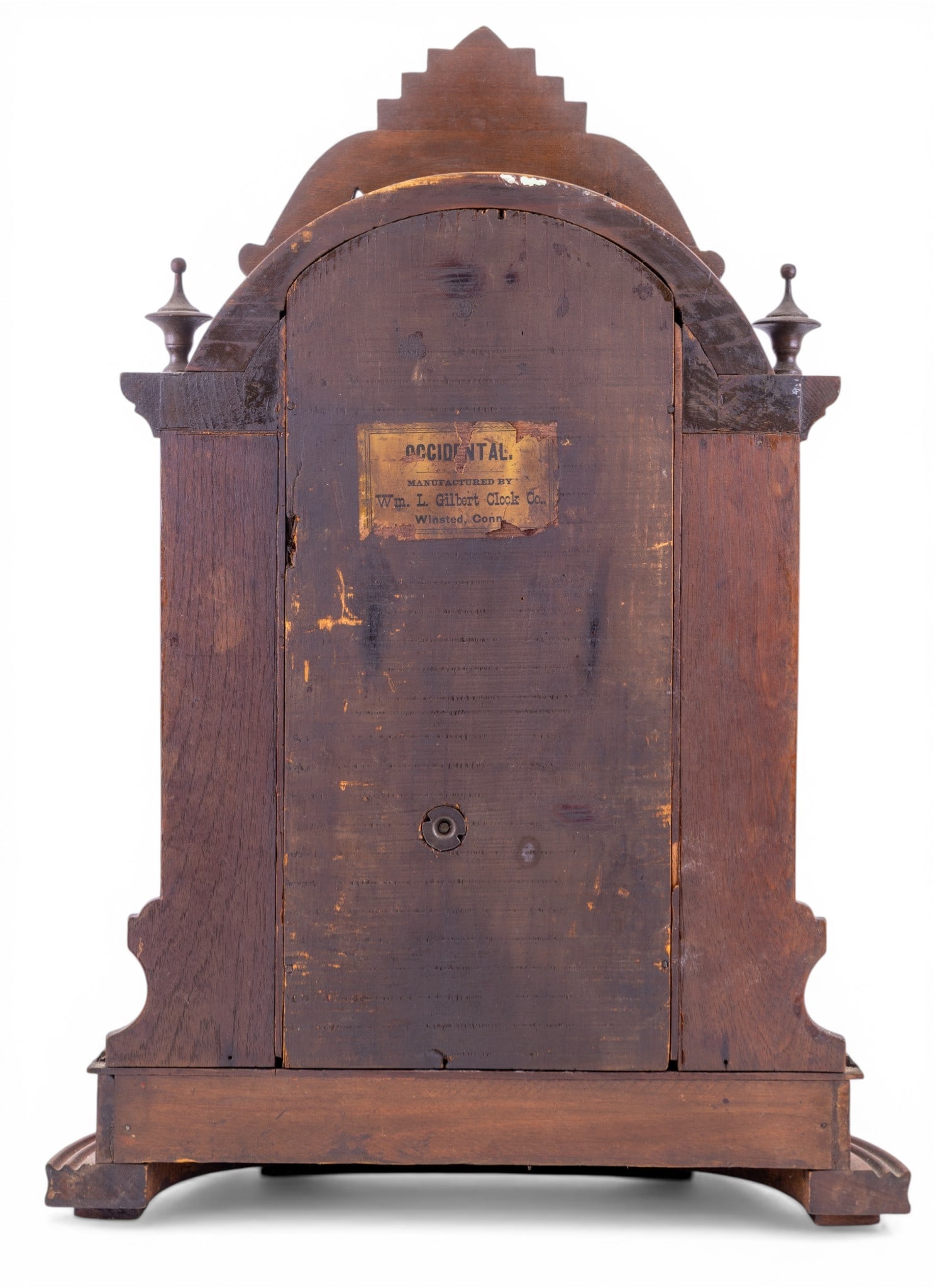 Antique Walnut Parlor Clock - 5