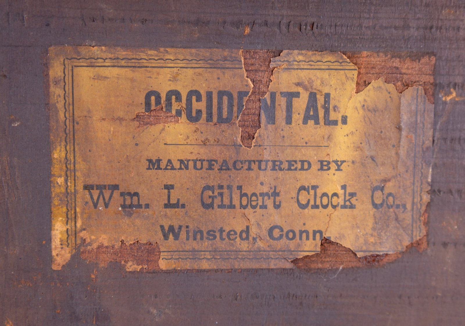 Antique Walnut Parlor Clock - 7