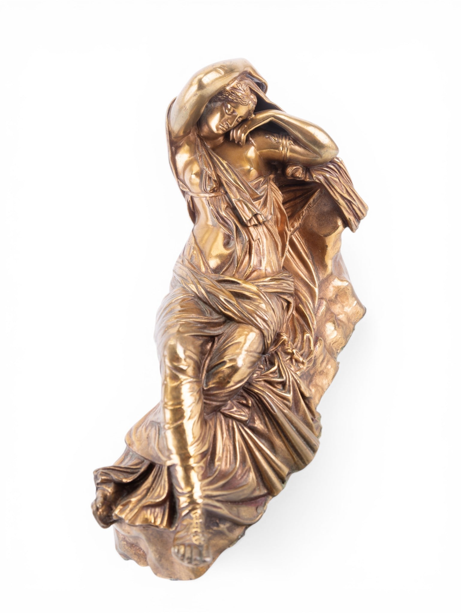 Bronze Classical Maiden Clock Topper - 2