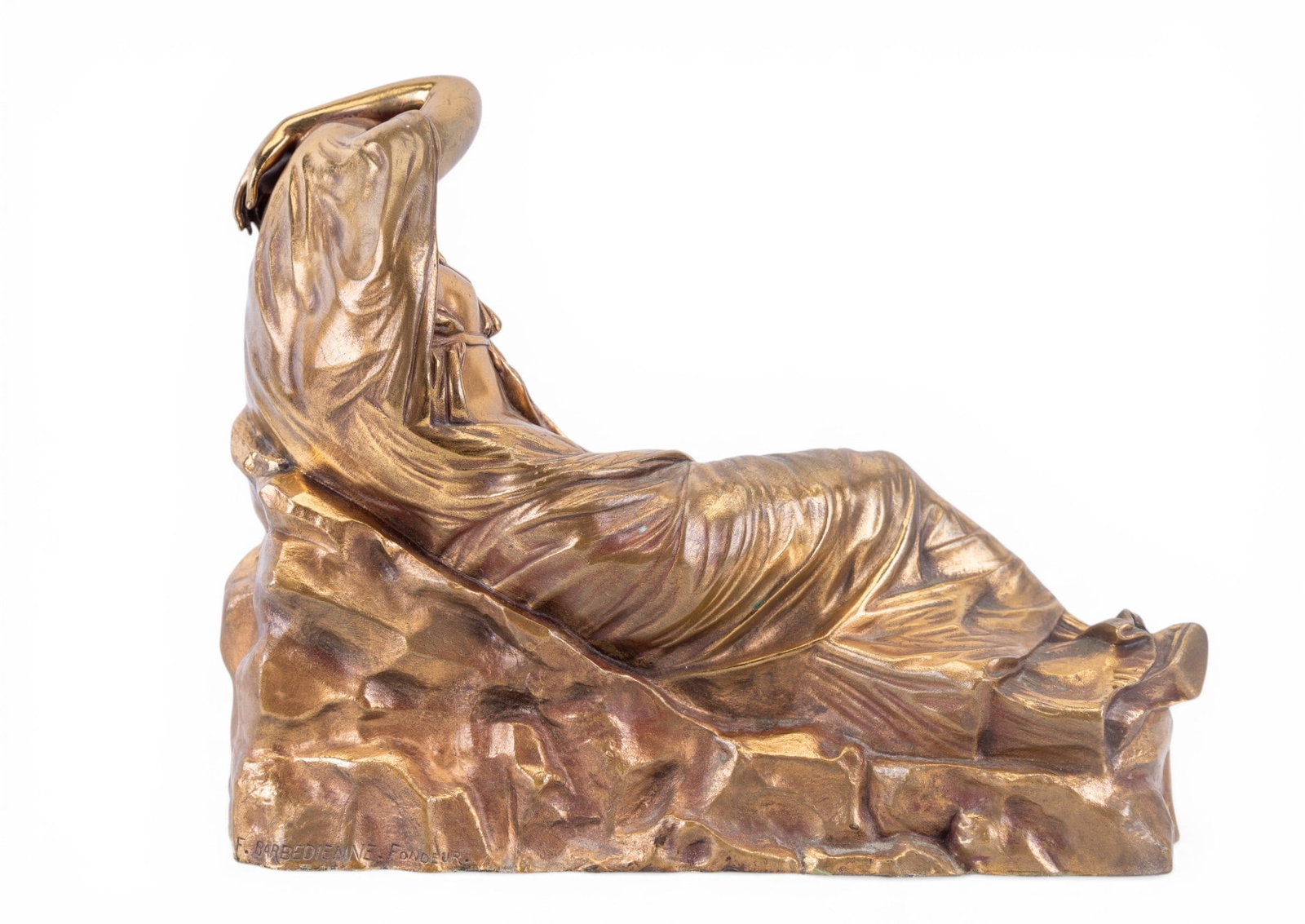 Bronze Classical Maiden Clock Topper - 3