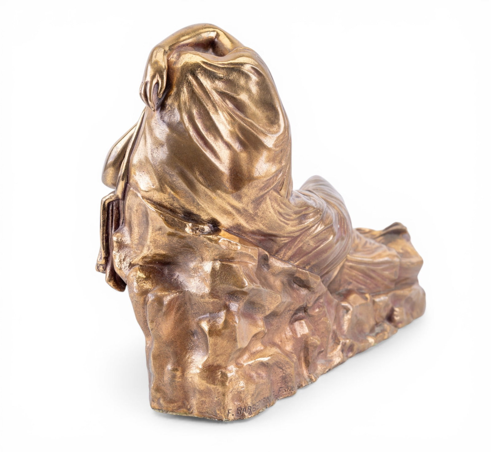 Bronze Classical Maiden Clock Topper - 4