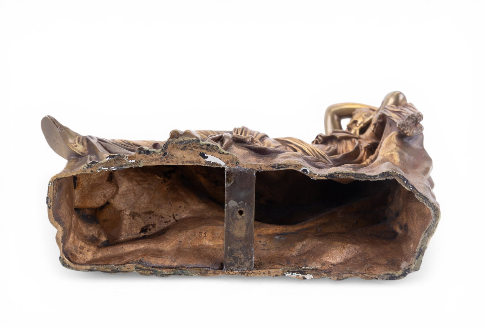 Bronze Classical Maiden Clock Topper - 5