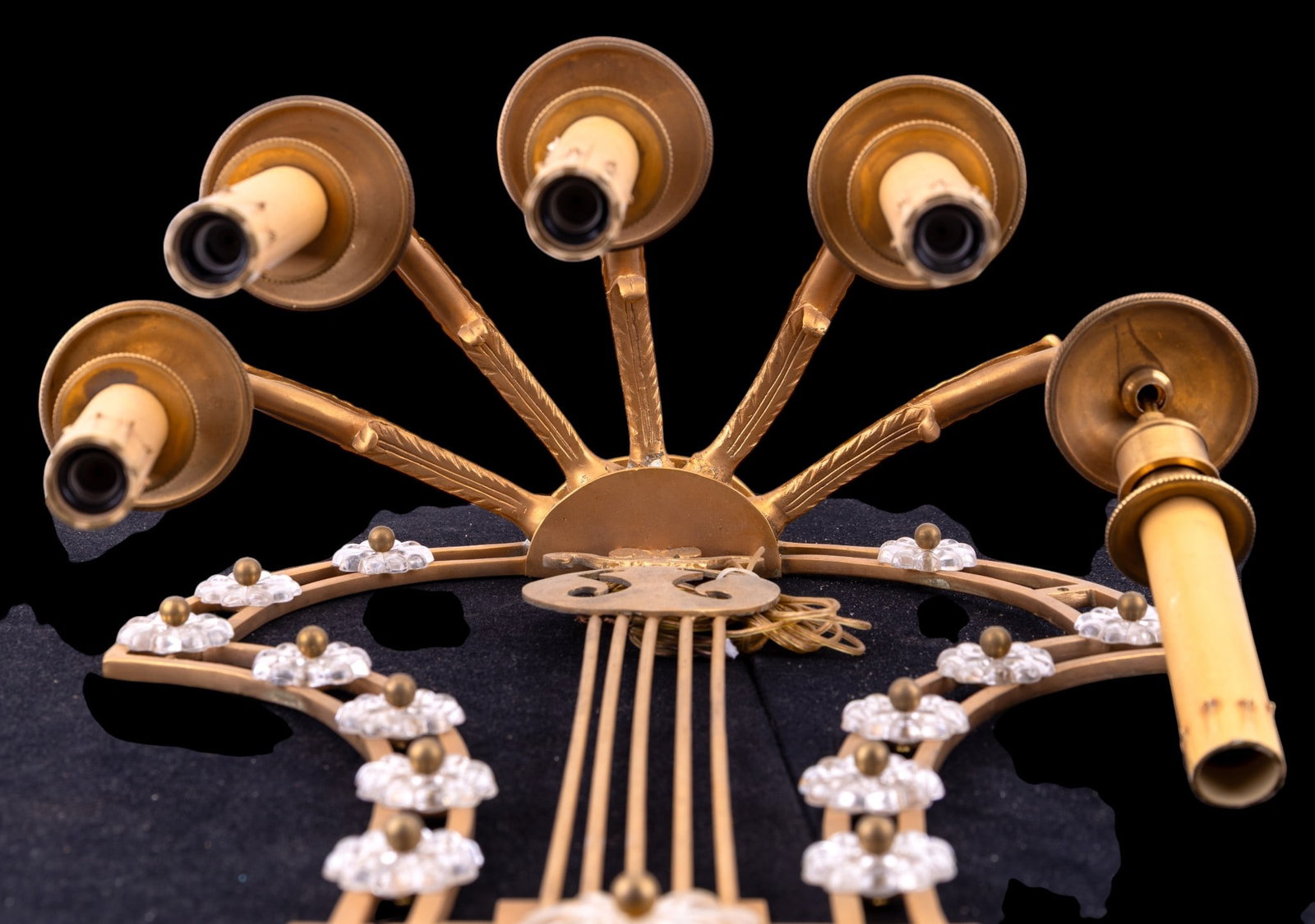 French Empire Ormolu Wall Sconce Pair - 7