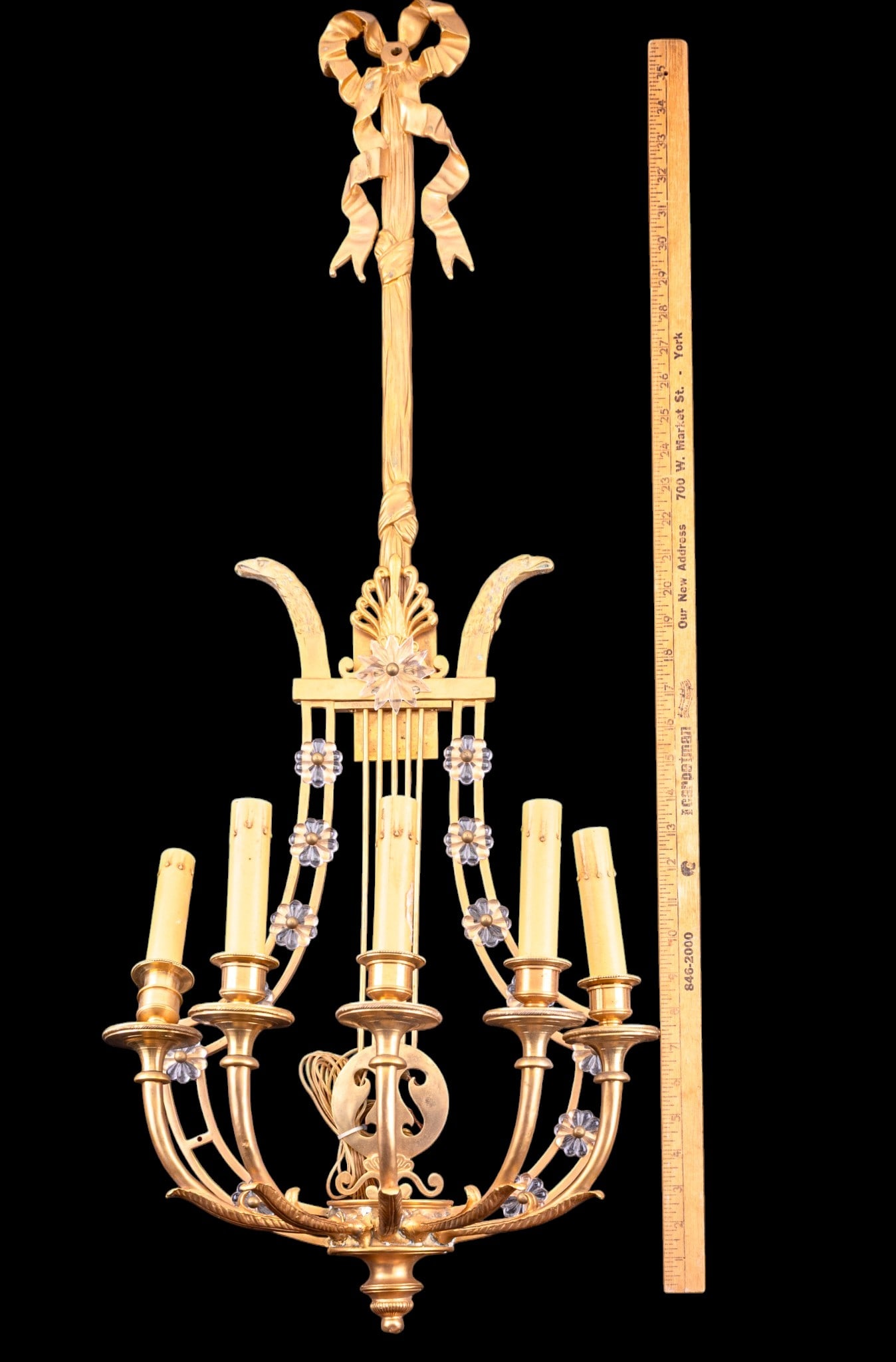 French Empire Ormolu Wall Sconce Pair - 9