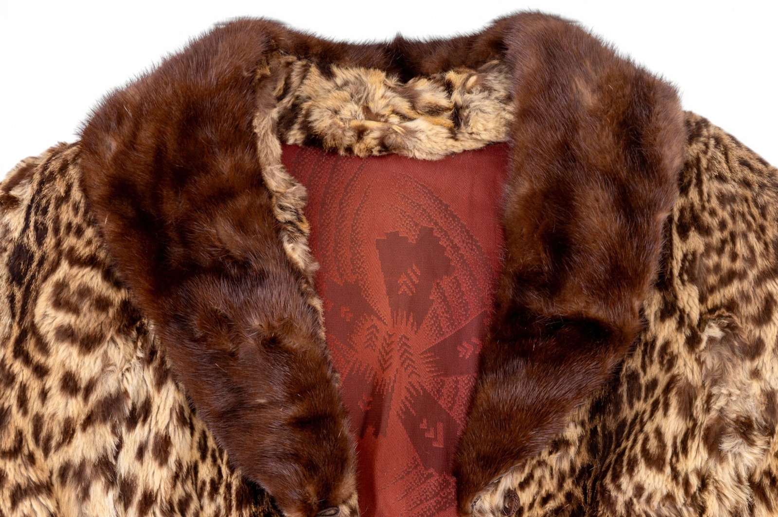 Leopard Fur Cropped Jacket - 2
