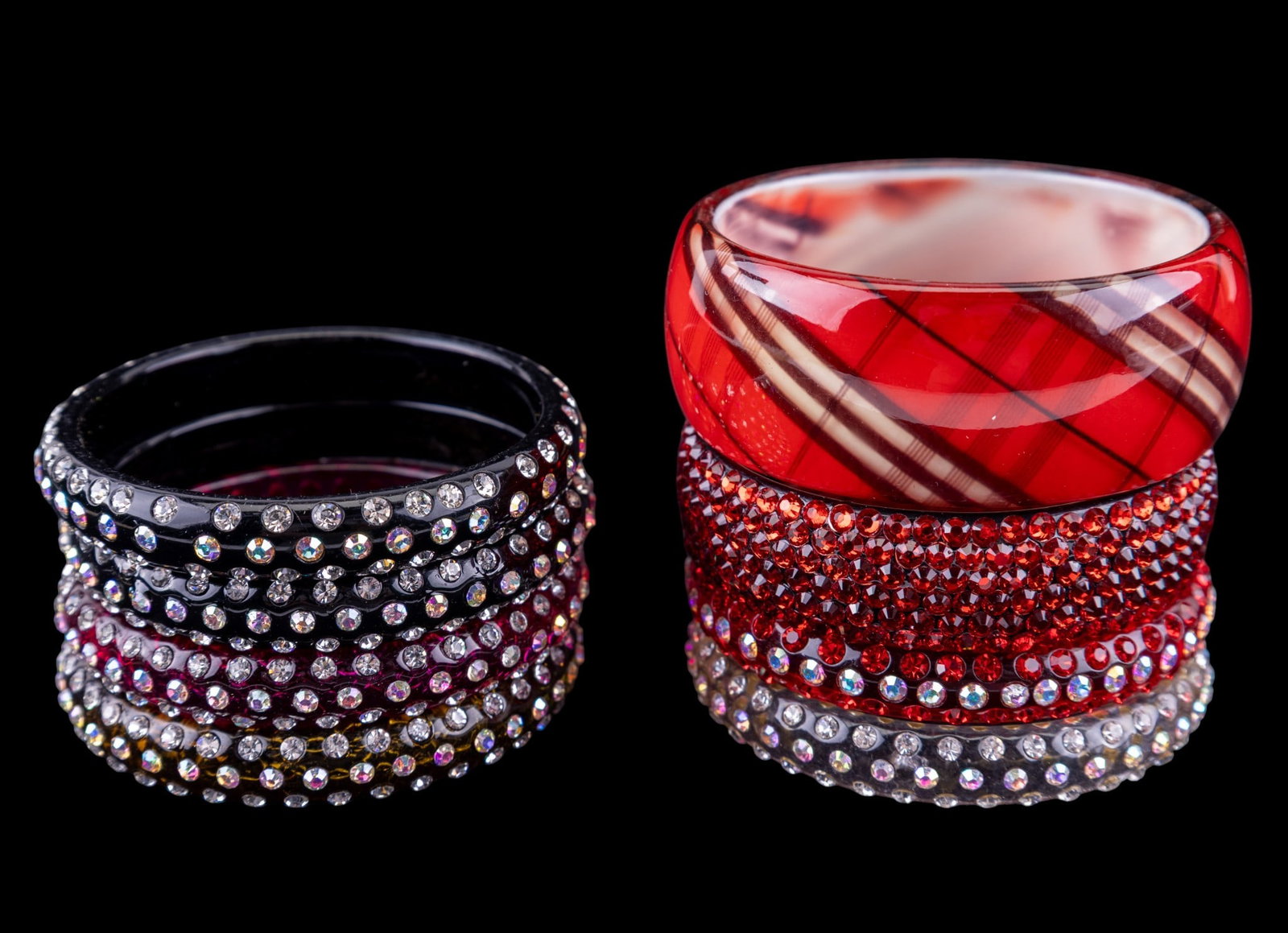 Rhinestone Bracelets - 2