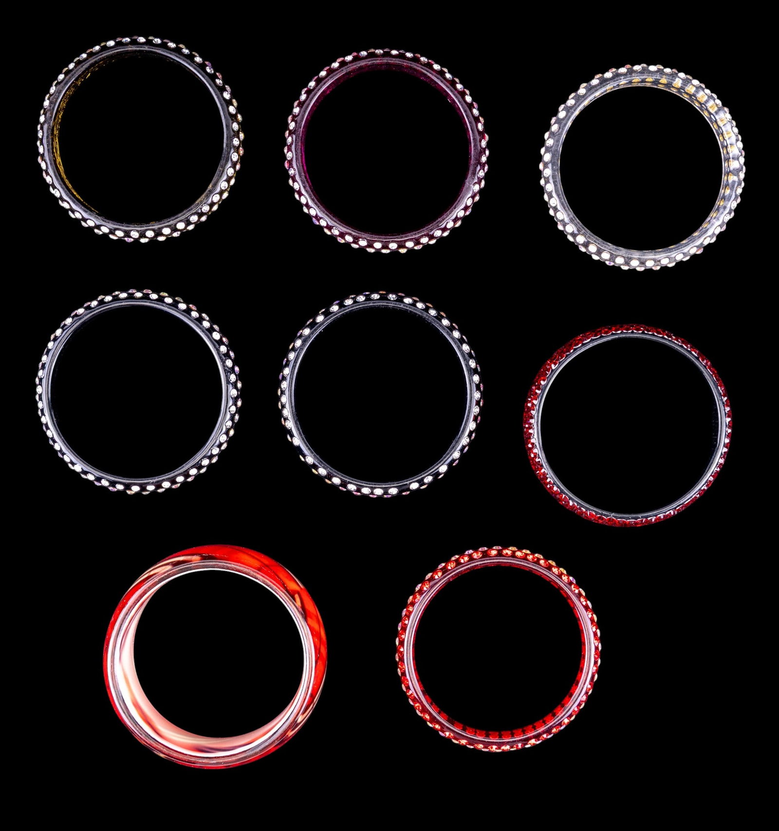 Rhinestone Bracelets - 3