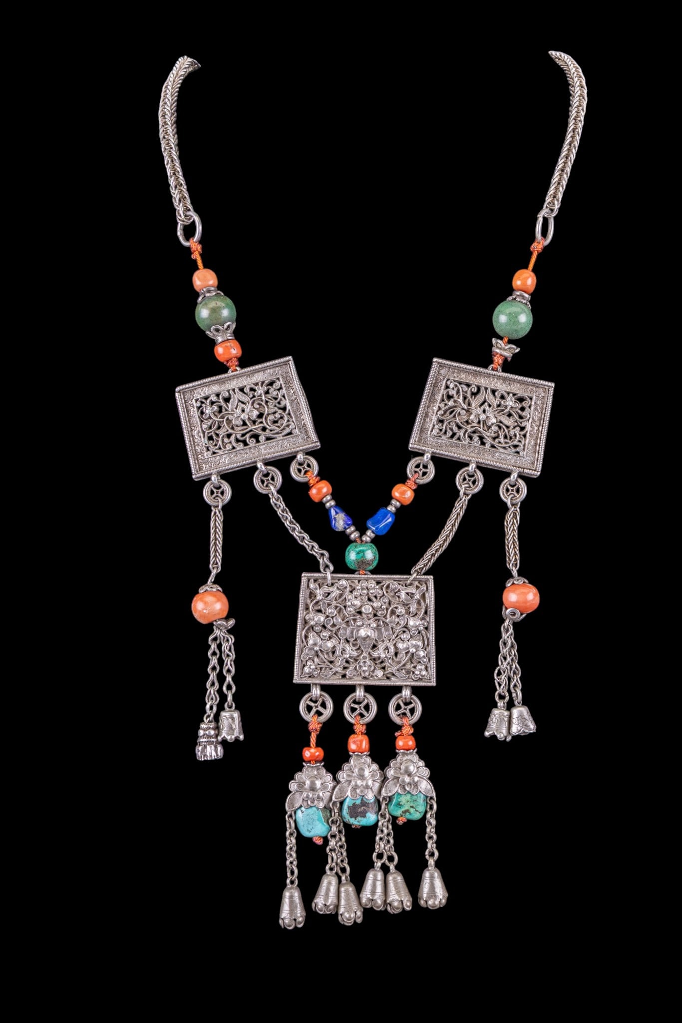 Chinese Silver Tribal Necklace (1 of 7)