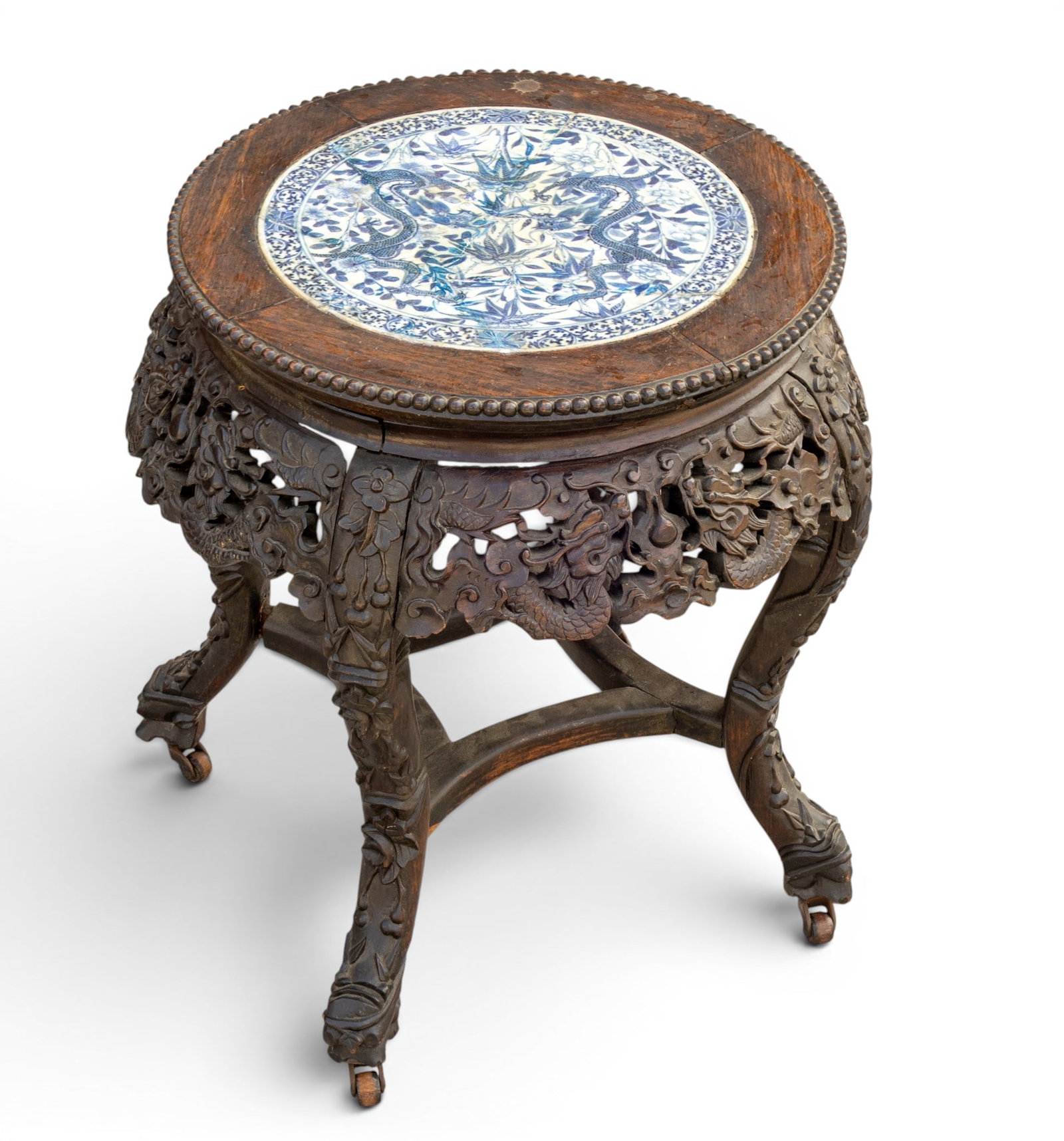 Chinese Hardwood Round Table (1 of 10)