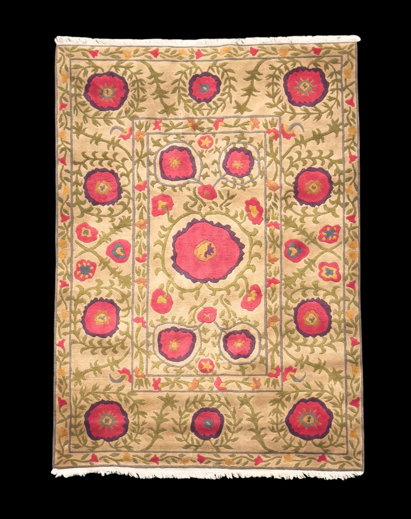 Tibet Rug Co. Field of Poppies Rug (1 of 12)