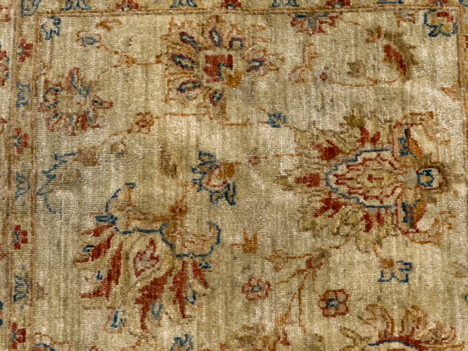 Turkish Oushak Square Rug - 2