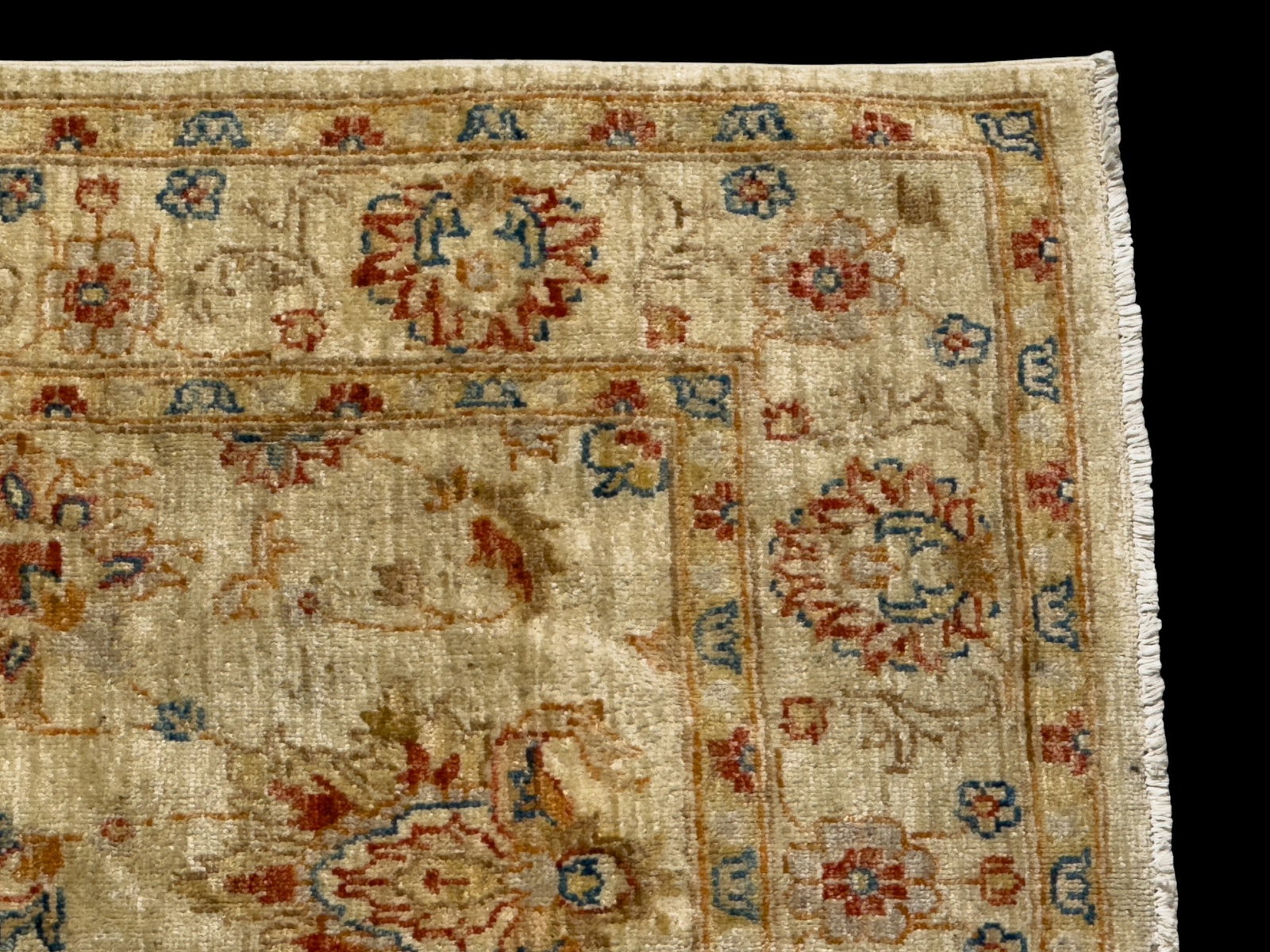 Turkish Oushak Square Rug - 5