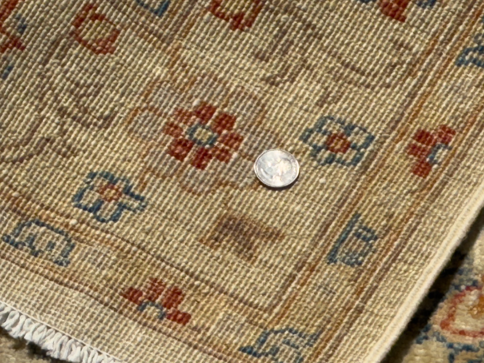 Turkish Oushak Square Rug - 9