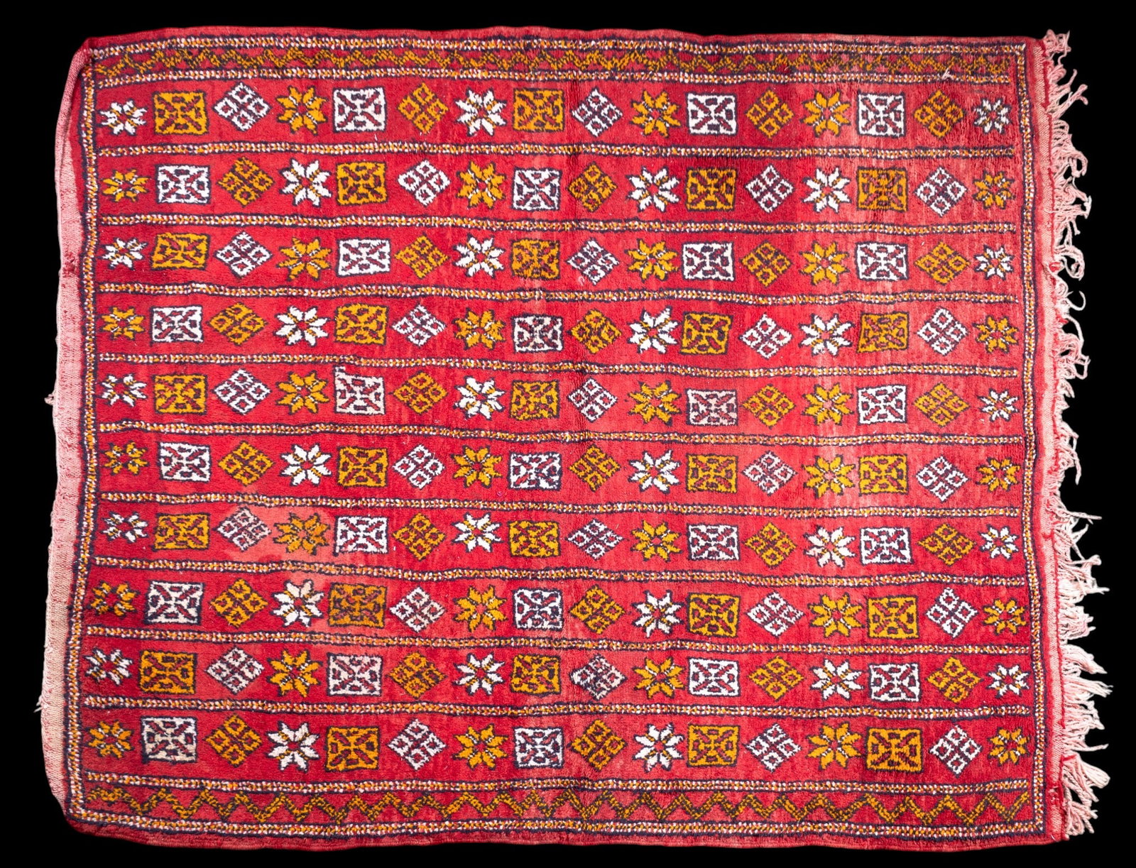 Woven Tribal Rug (1 of 9)