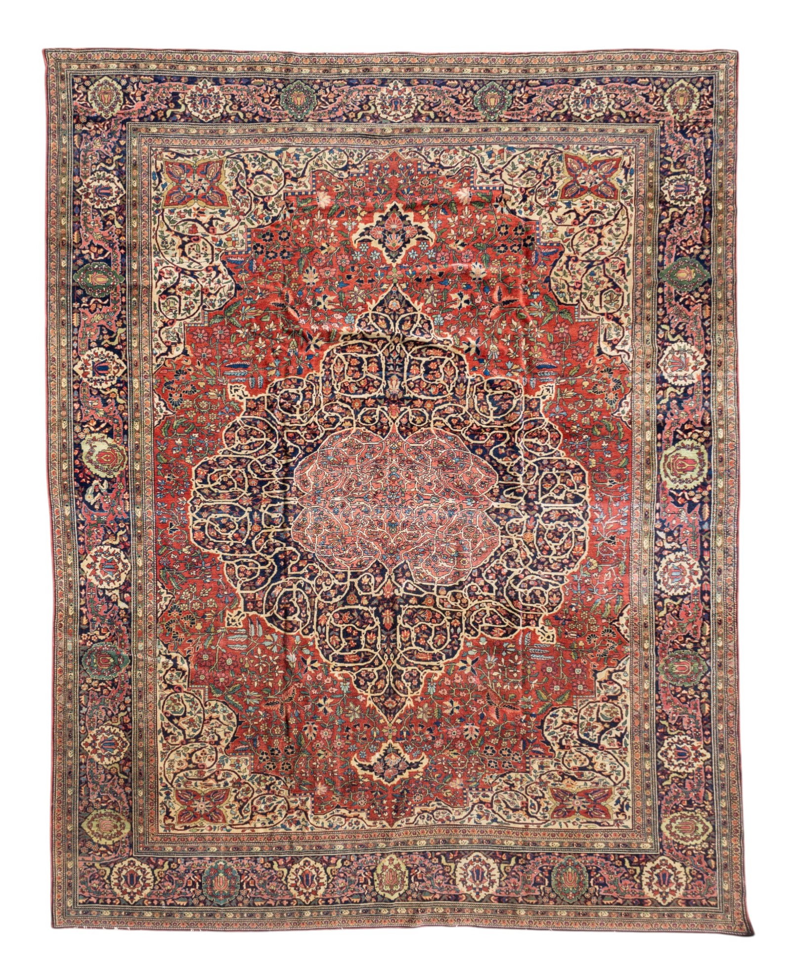 Antique Farahan Sarouk Rug ~10x13.5 (1 of 14)