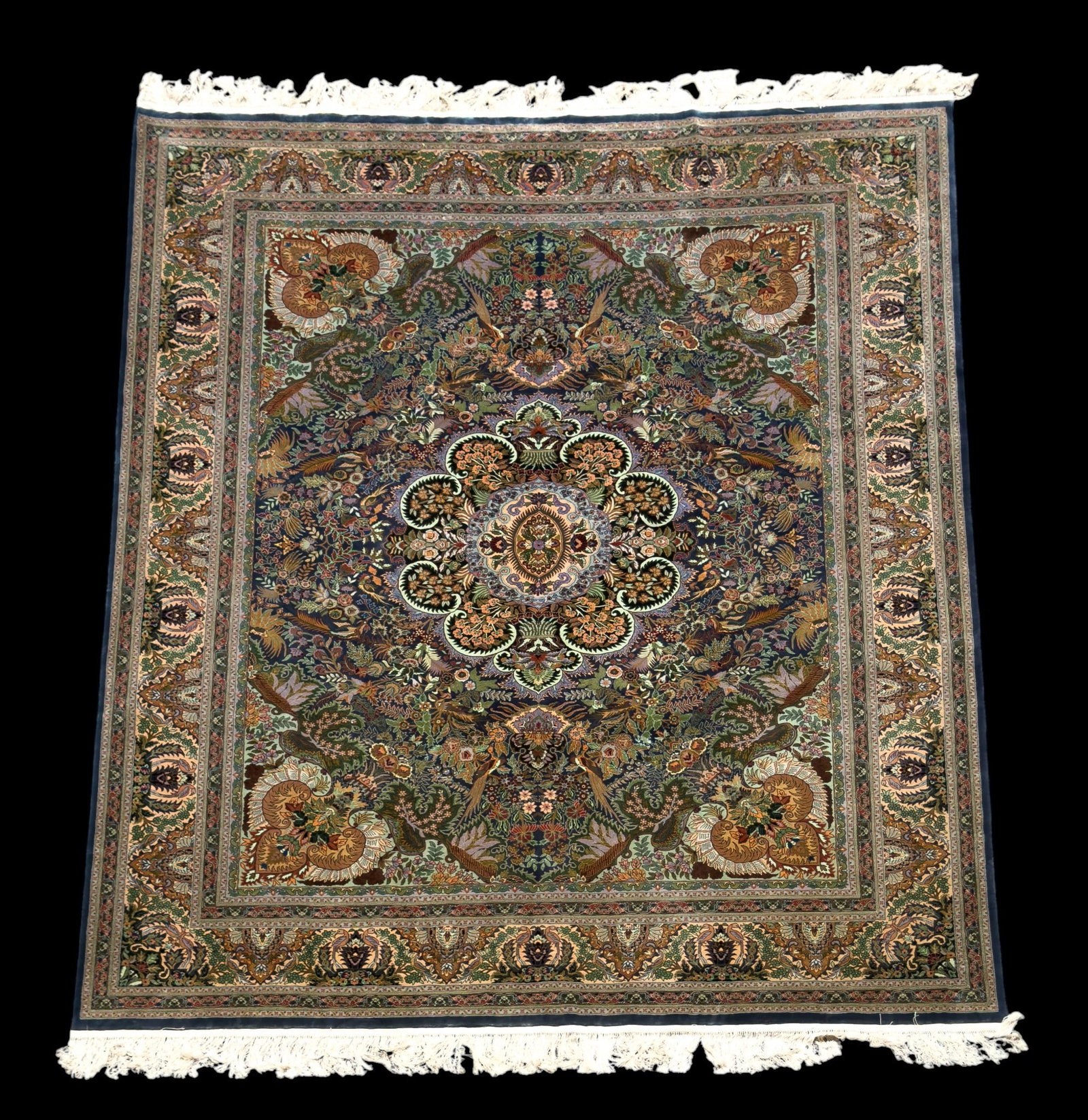 Hand Knotted Persian Silk Area Rug (1 of 13)