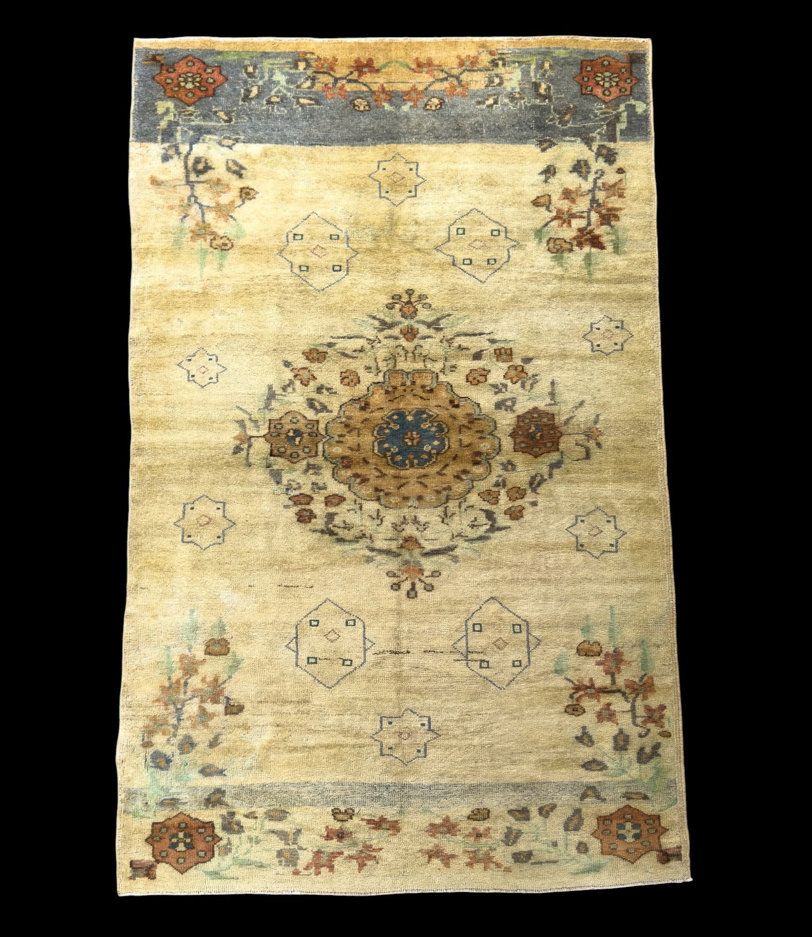 Antique Turkish Oushak Rug (1 of 8)