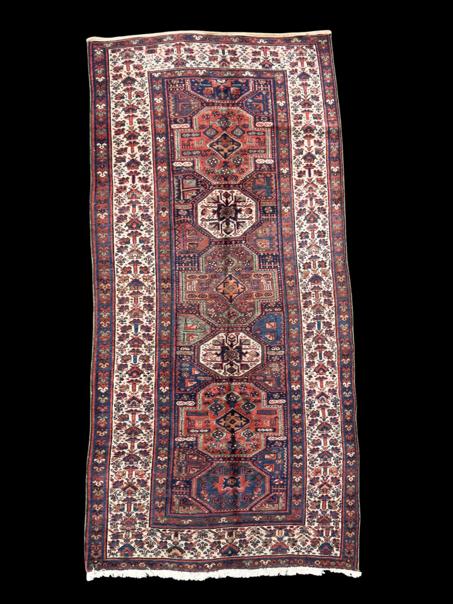 Antique Persian Bidjar Area Rug ~4.5x10.5 (1 of 7)
