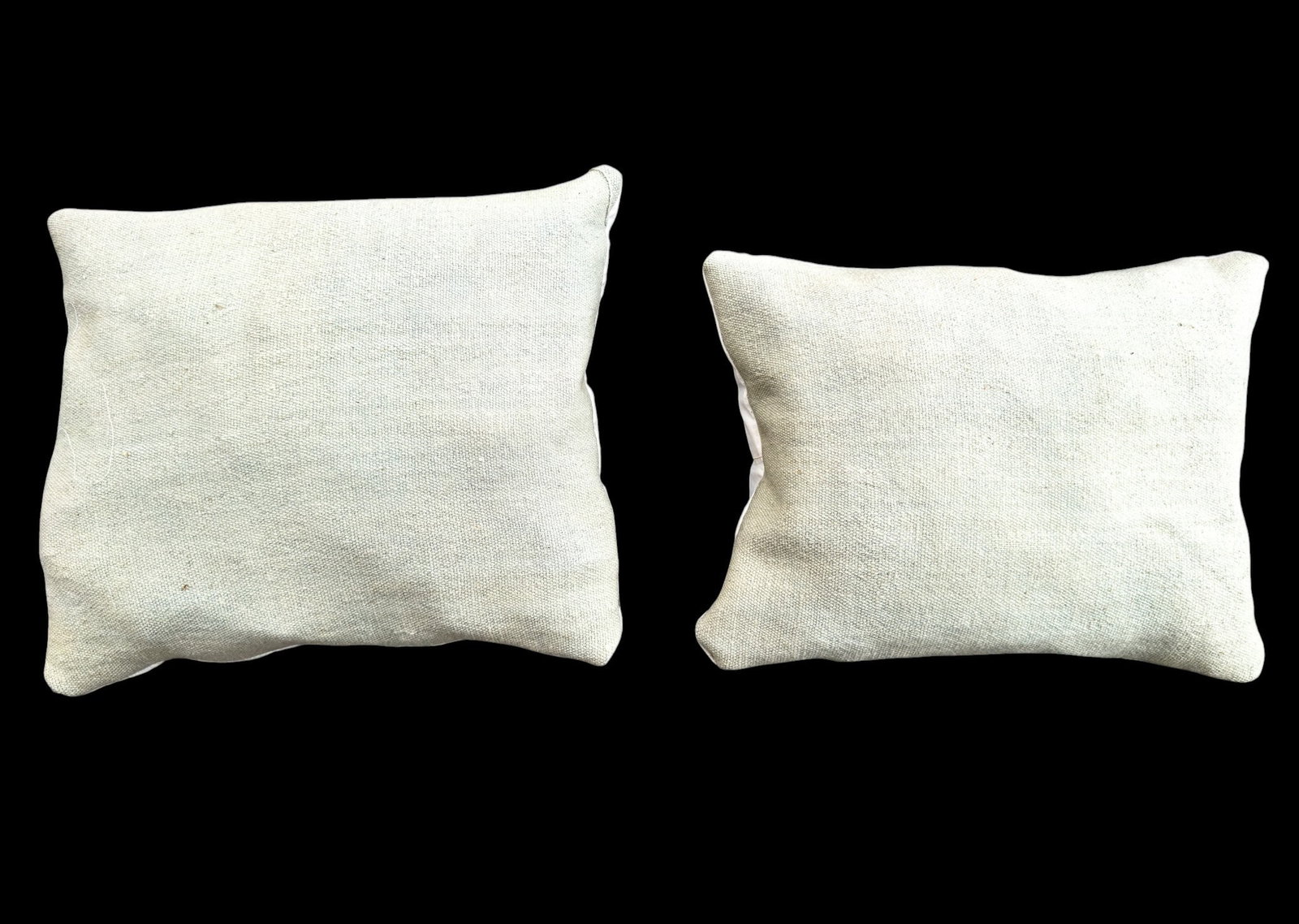 Pair of Antique Kilim Pillows: Pair of antique Turkish Kilim pillows. Measures approx. 1'6" x 1'3".