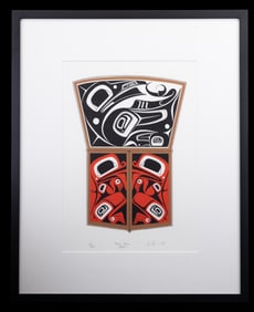 'Raven, Frog, Copper' by D. Dennis (Can 1951-2012)