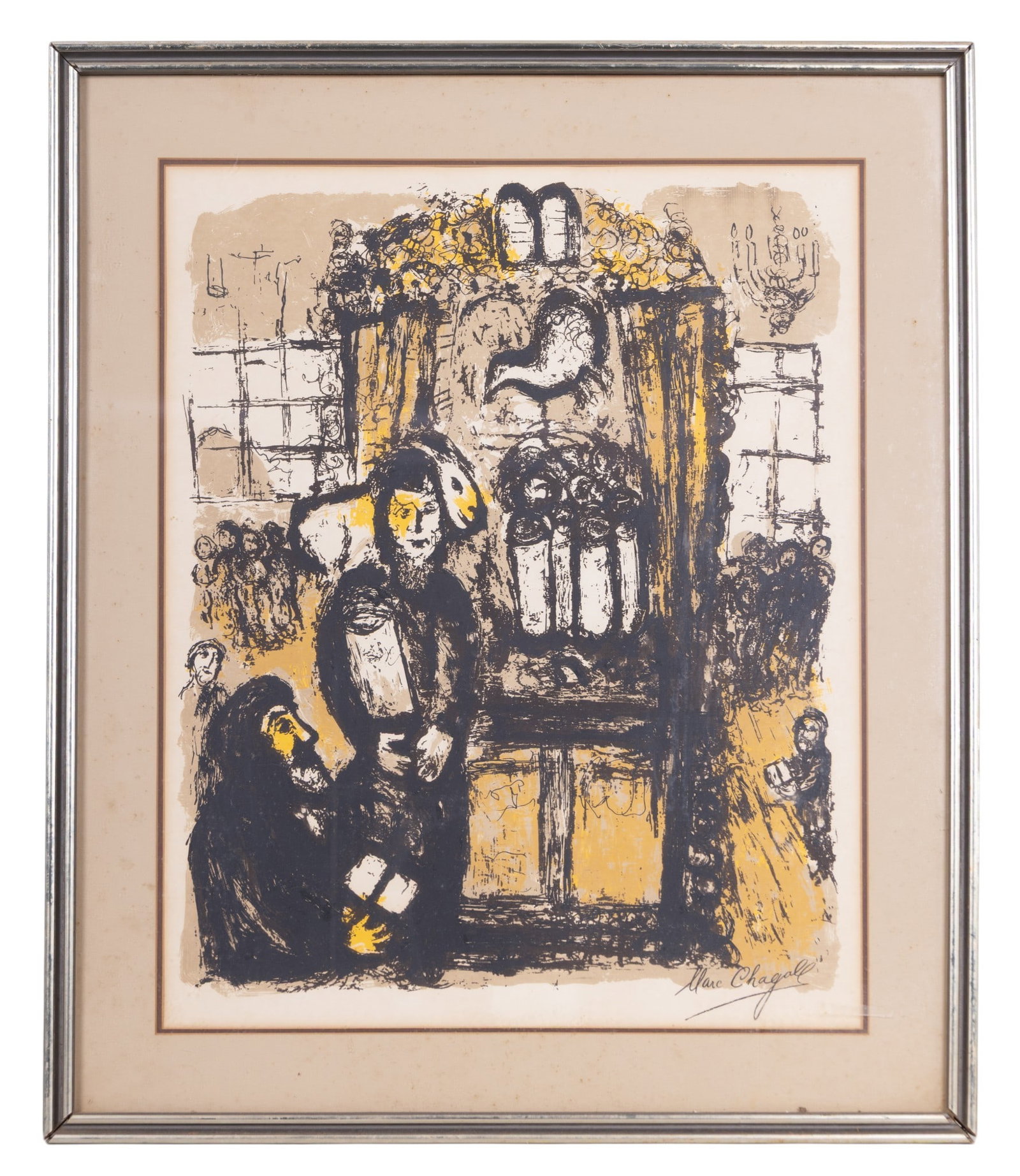 Marc Chagall Color Serigraph "The Temple" (1 of 7)