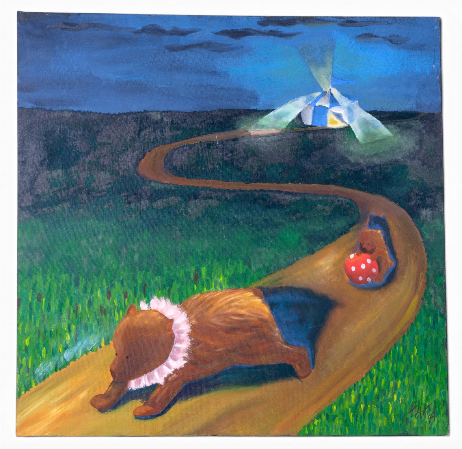 'Great Escape I' Painting by Takako Kuboshima (1 of 6)