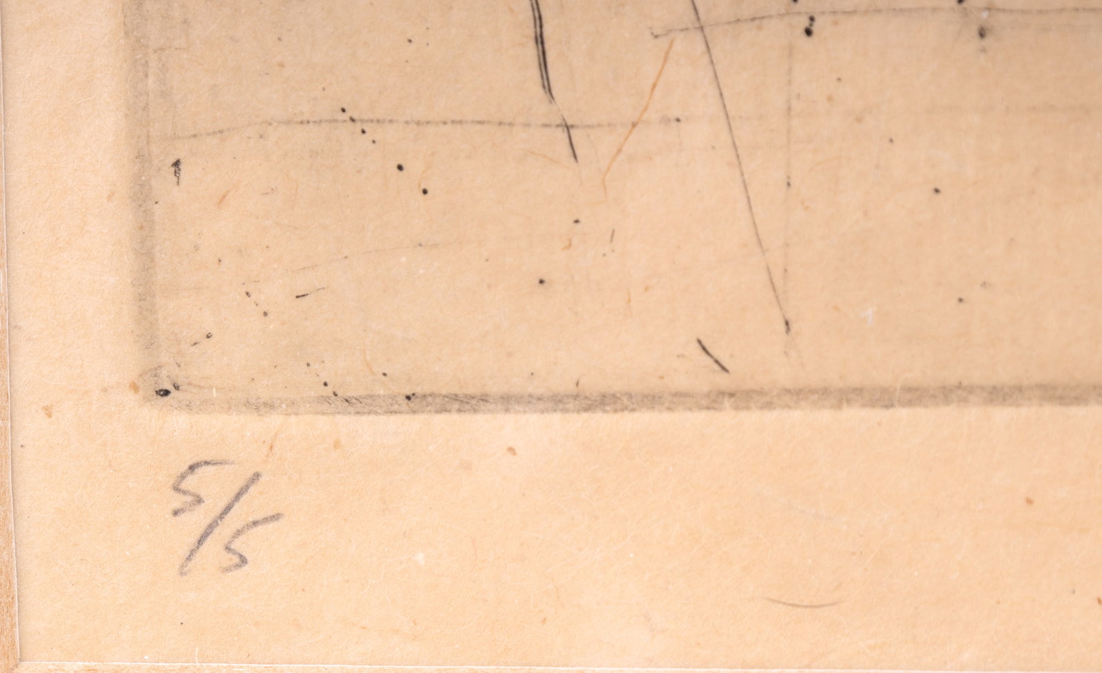 Signed Limited Edition Dry Point Etching - 4