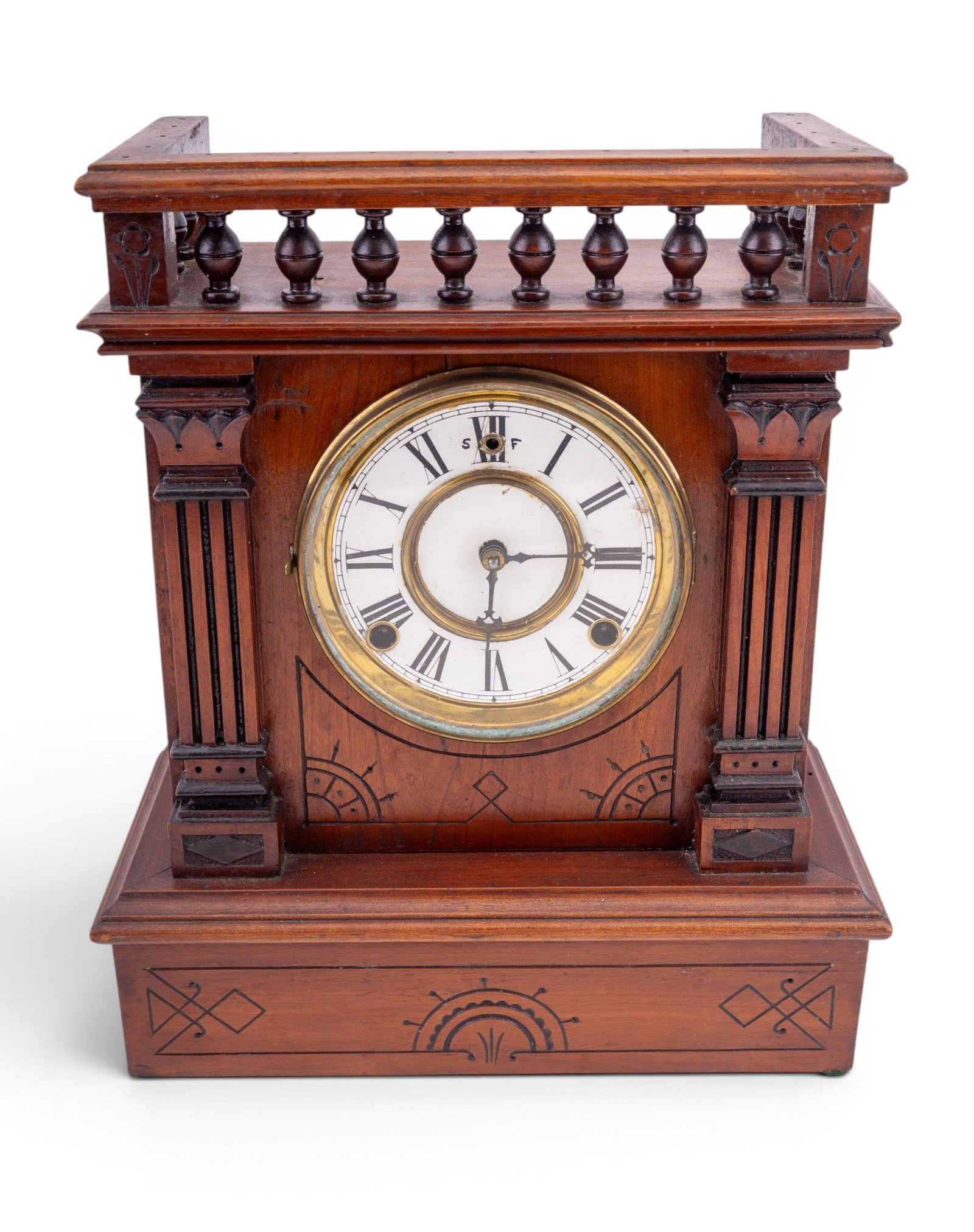 Gilbert Cabinet No. 1 Mantle Clock (1 of 9)