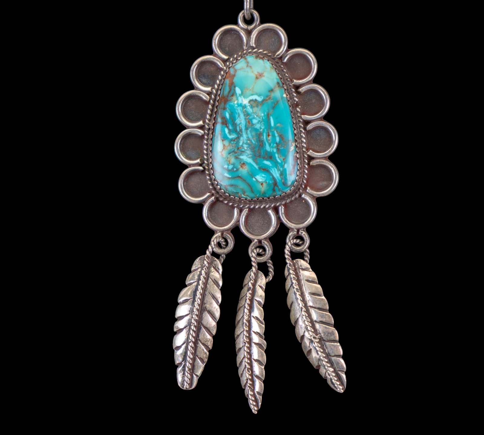 Turquoise Native Necklace - 2